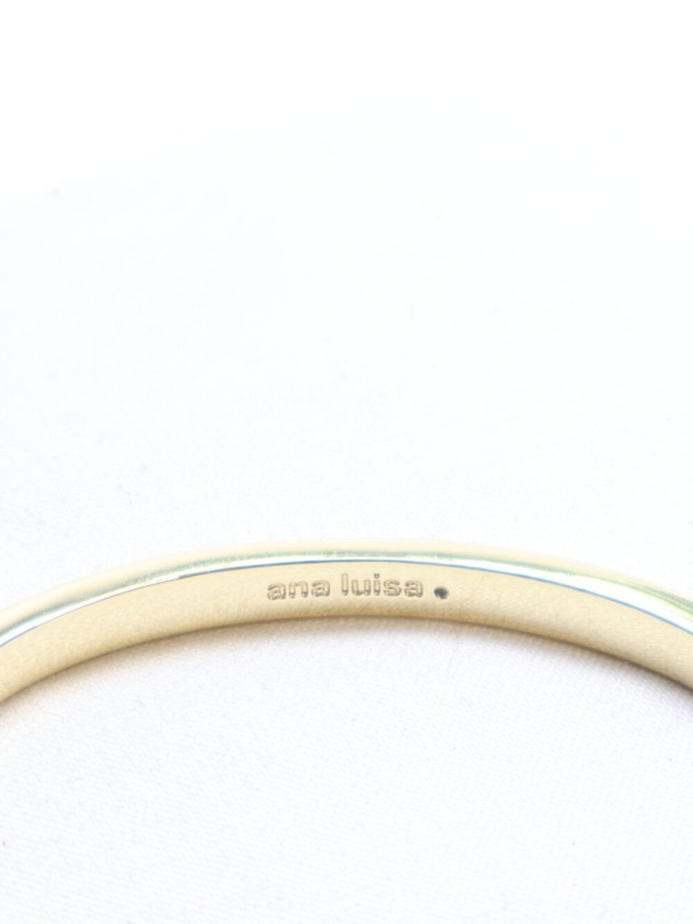 Ana Luisa Gold Tone Brynley Hinged Bangle Bracelet $85 - Picture 3 of 4